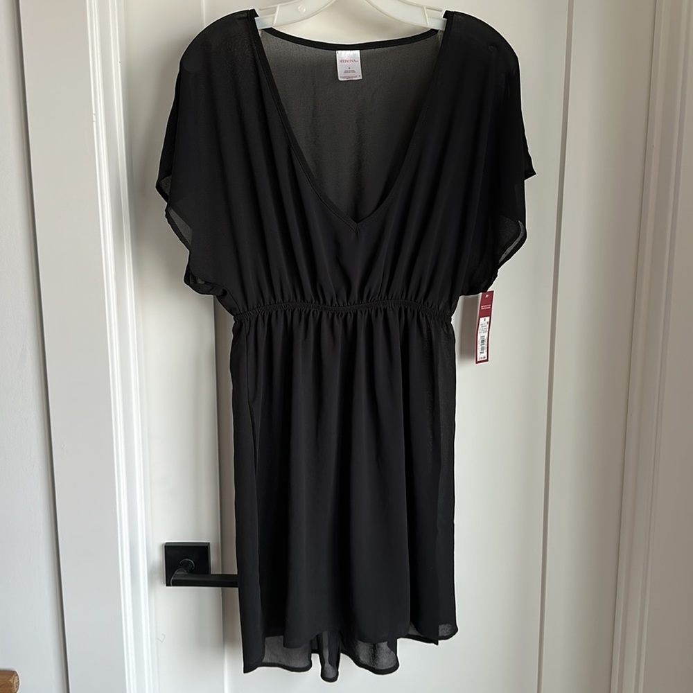 NWT - Merona - Black sheer dress